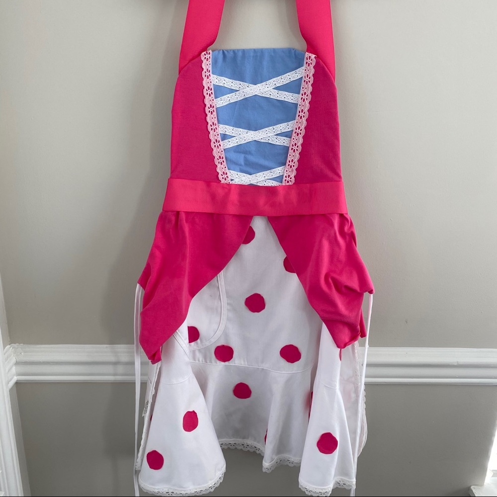 Bo Peep Apron with Hair Bow